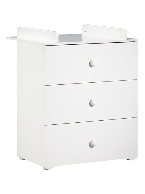 Chambre complète bébé avec lit 120x60cm à barreauxet commode à langer 3 tiroirs - BABYPRICE - Kiabi