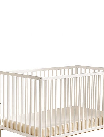 Chambre complète bébé avec lit 120x60cm à barreauxet commode à langer 3 tiroirs - BABYPRICE
