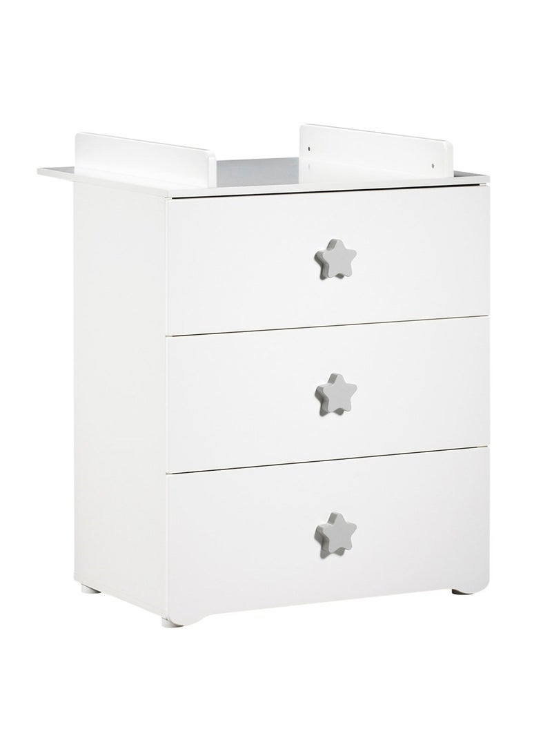 Chambre complète bébé avec lit 120x60cm et commode à langer 3 tiroirs - BABYPRICE Gris - Kiabi