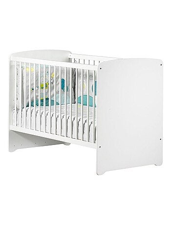 Chambre complète bébé avec lit 120x60cm, commode à langer et armoire 2 portes - BABYPRICE