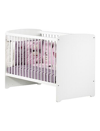 Chambre complète bébé avec lit 120x60cm et commode à langer - BABYPRICE