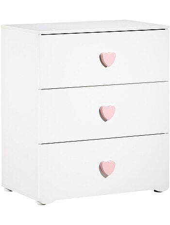 Chambre complète bébé avec lit 120x60cm et commode à langer - BABYPRICE