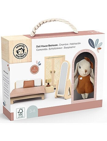 Chambre de la maison de poupée lapin