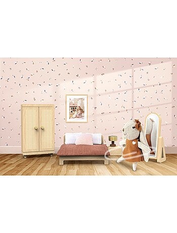 Chambre de la maison de poupée lapin