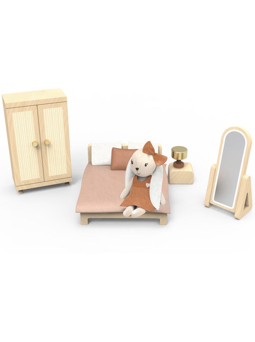 Chambre de la maison de poupée lapin - Kiabi