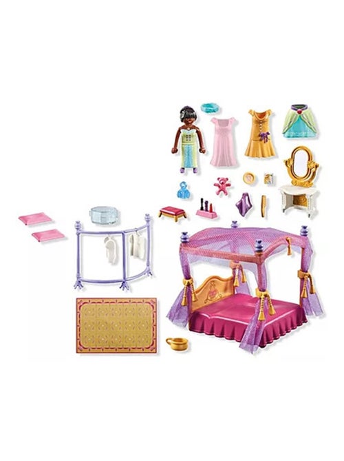 Chambre de princesse, lit baldaquin et dressing - Kiabi Chambre de princesse, lit baldaquin et dressing - Kiabi