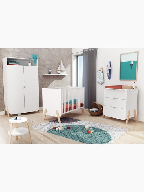 Chambre enfant 3 tiroirs en bois - Kiabi Chambre enfant 3 tiroirs en bois - Kiabi