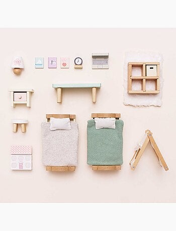 Chambre enfants pour maison de poupées