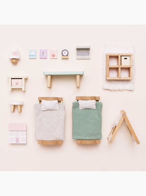 Chambre enfants pour maison de poupées - Kiabi
