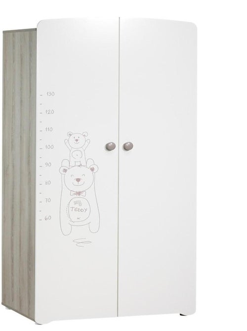 Chambre trio lit et Commode et Armoire en bois - BABYPRICE - Kiabi