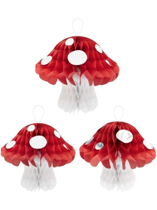 Champignon en papier nid d'abeille - Kiabi
