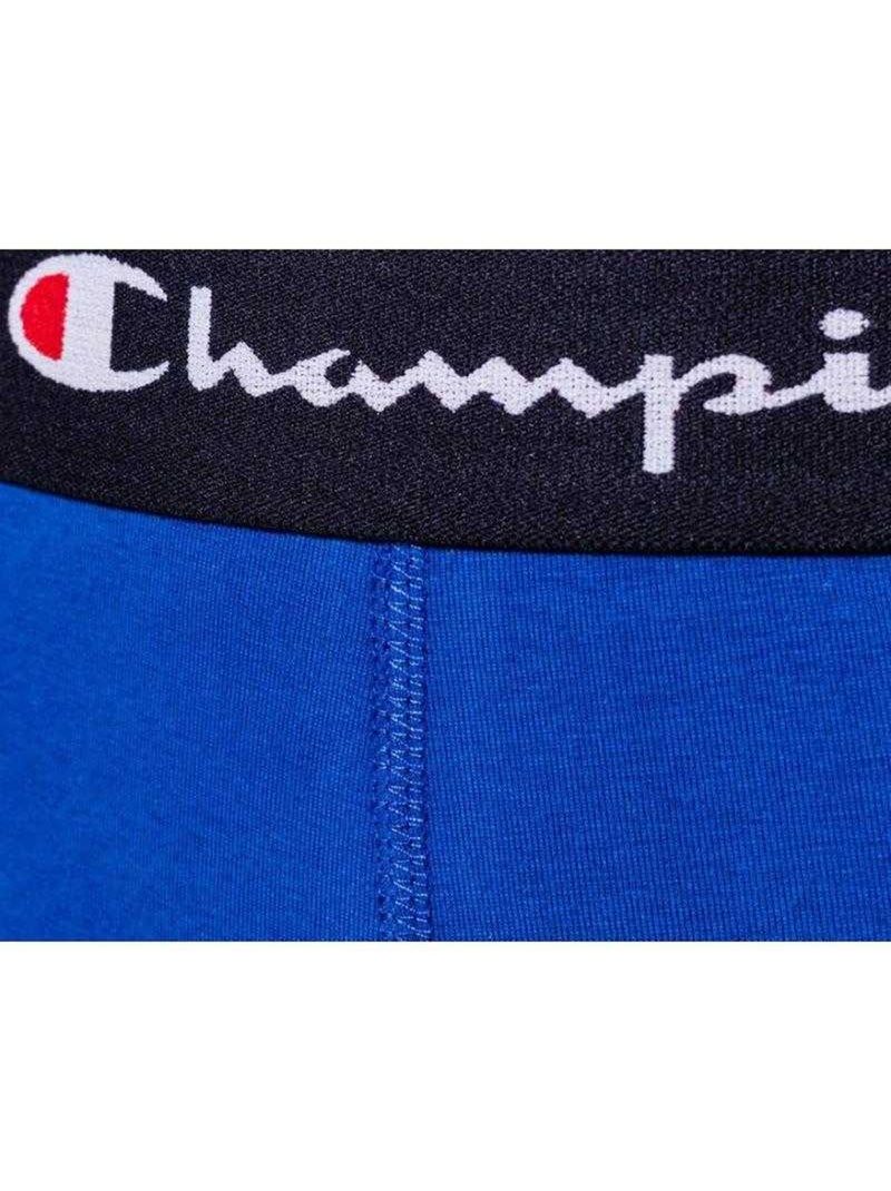Champion - Boxers Noir Bleu - Kiabi