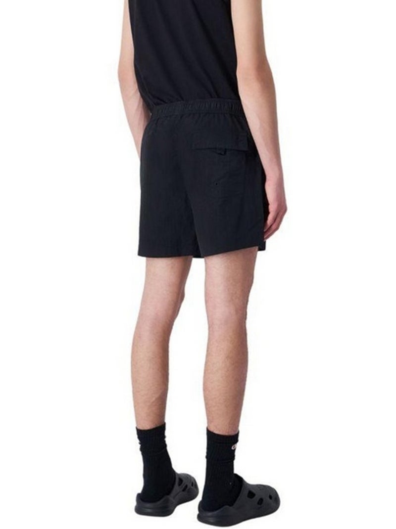 Champion - Short de bain motif/style Logo brodé Noir - Kiabi