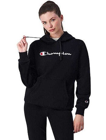 Champion - Sweat à capuche motif/style grand logo