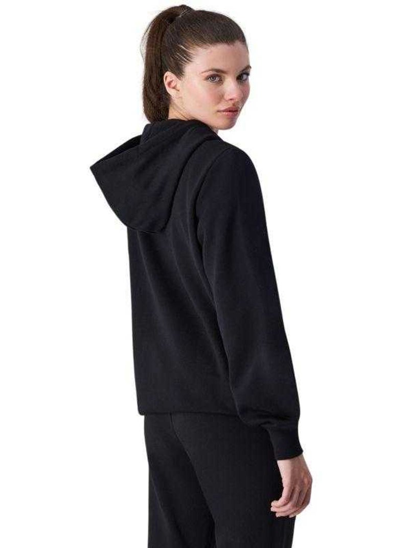 Champion - Sweat à capuche motif/style grand logo Noir - Kiabi