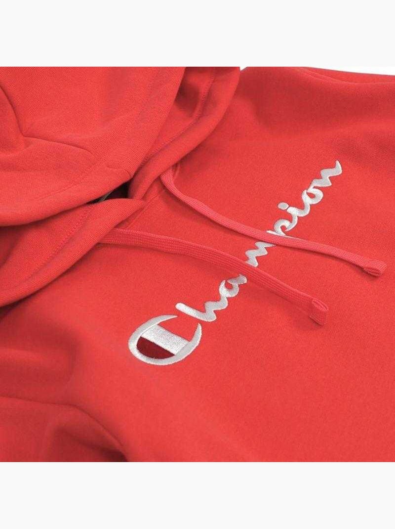 Champion - Sweat à capuche motif/style grand logo Orange - Kiabi