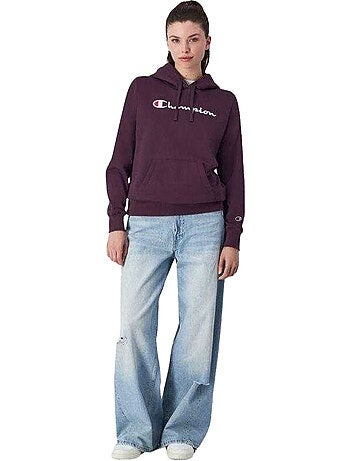 Champion - Sweat à capuche motif/style grand logo