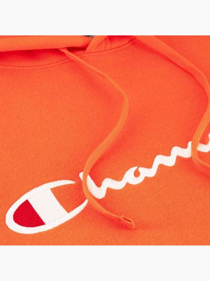 Champion - Sweat à capuche motif/style logo Orange - Kiabi