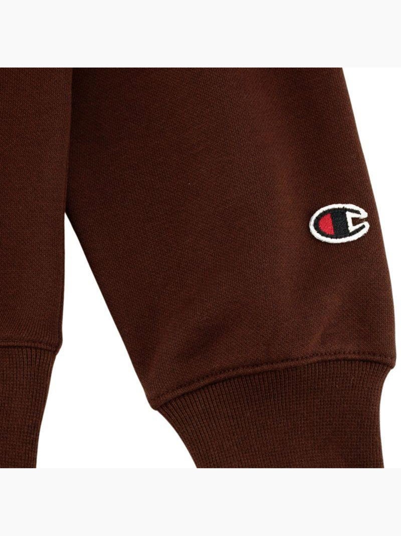 Champion - Sweat à capuche motif/style logo sur poitrine Marron - Kiabi