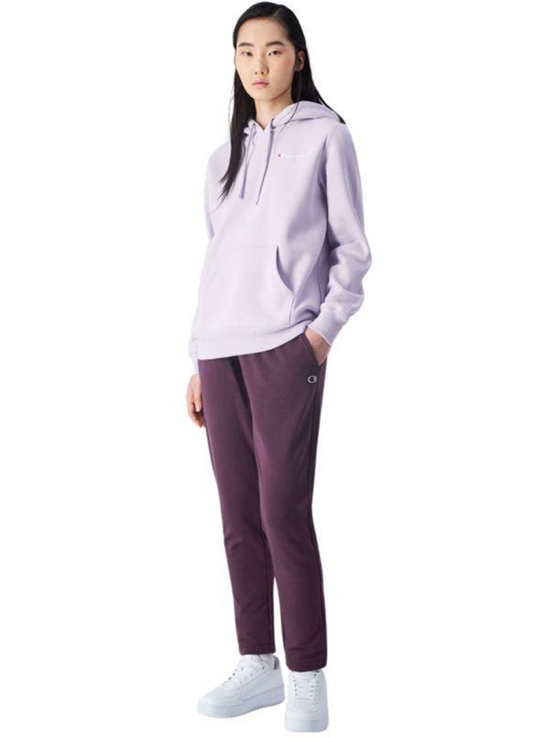 Champion - Sweat à capuche motif/style logo sur poitrine Violet clair - Kiabi