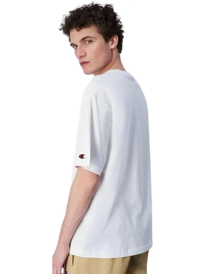 Champion - T-shirt Blanc - Kiabi