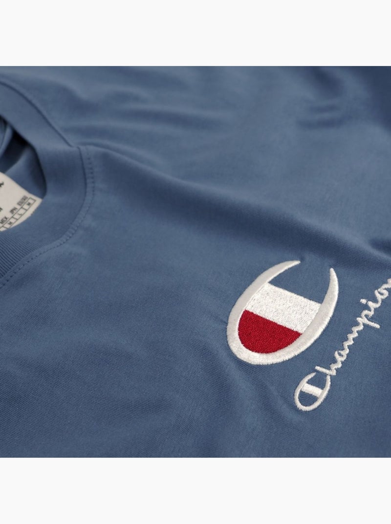 Champion - T-shirt Bleu - Kiabi