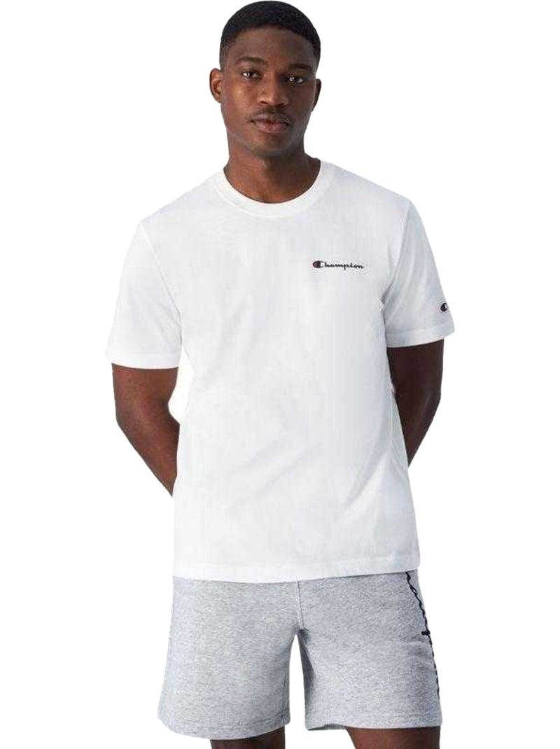 Champion - T-shirt manches courtes Blanc - Kiabi