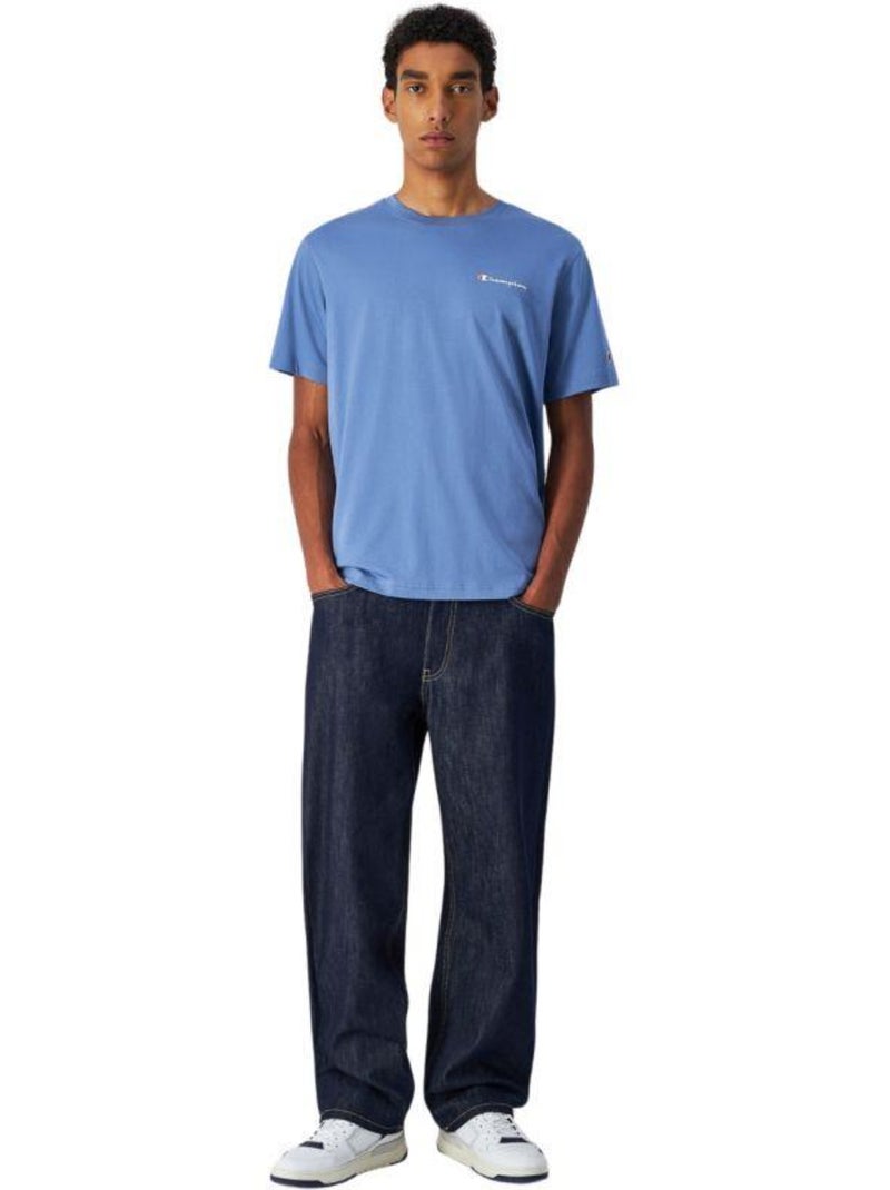 Champion - T-shirt manches courtes Bleu clair - Kiabi