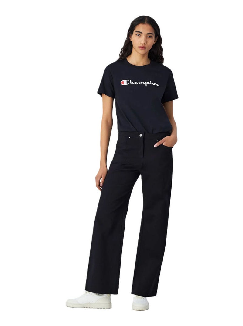 Champion - T-shirt manches courtes Noir - Kiabi