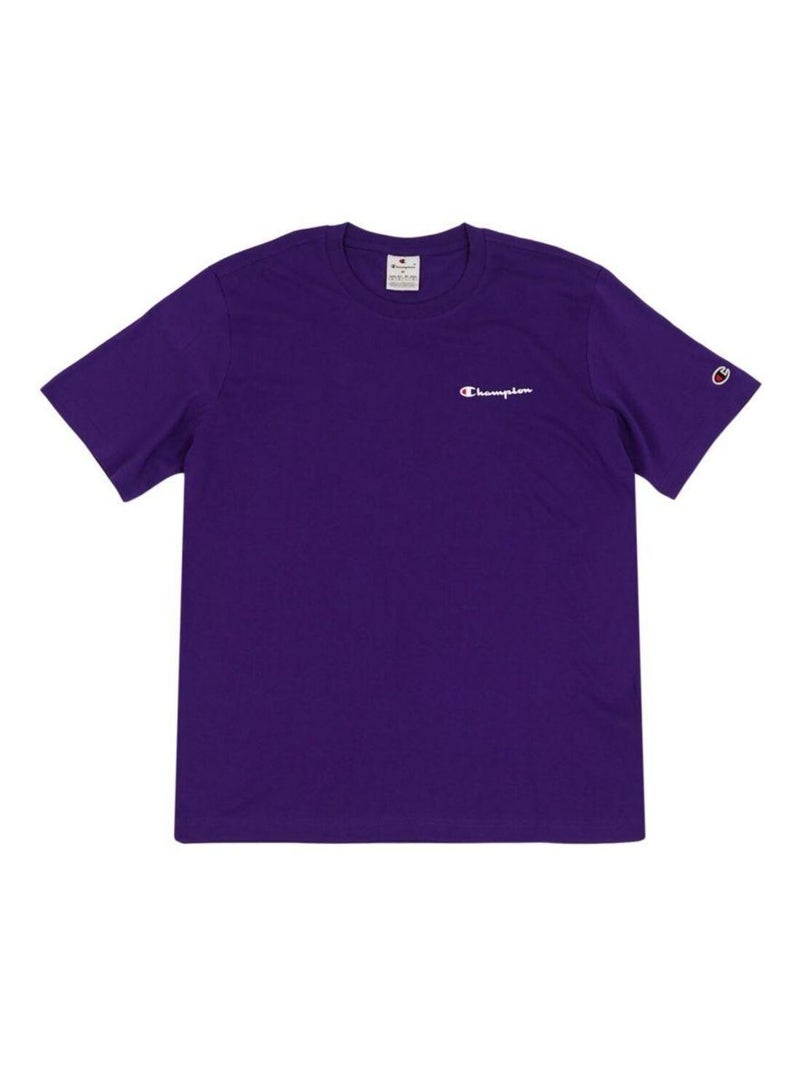 Champion - T-shirt Manches courtes Violet clair - Kiabi