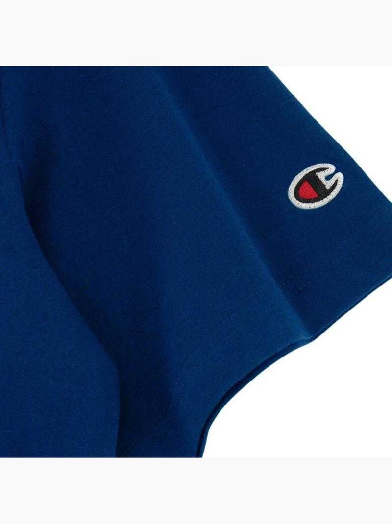 Champion - T-shirt motif/style logo Bleu foncé - Kiabi