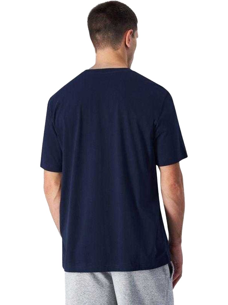 Champion - T-shirt motif/style logo Bleu marine - Kiabi