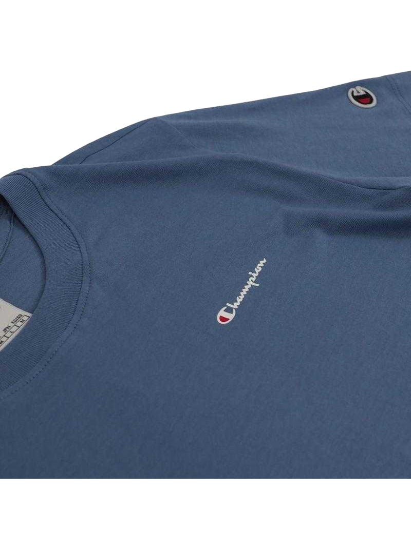 Champion - T-shirt motif/style logo Bleu - Kiabi