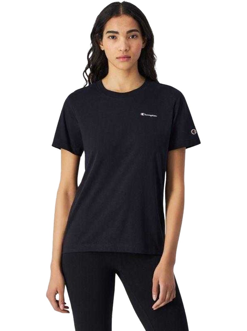 Champion - T-shirt motif/style logo Noir - Kiabi
