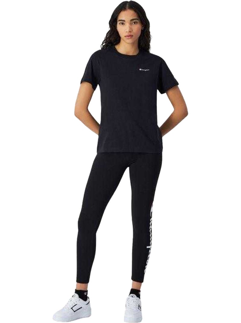 Champion - T-shirt motif/style logo Noir - Kiabi