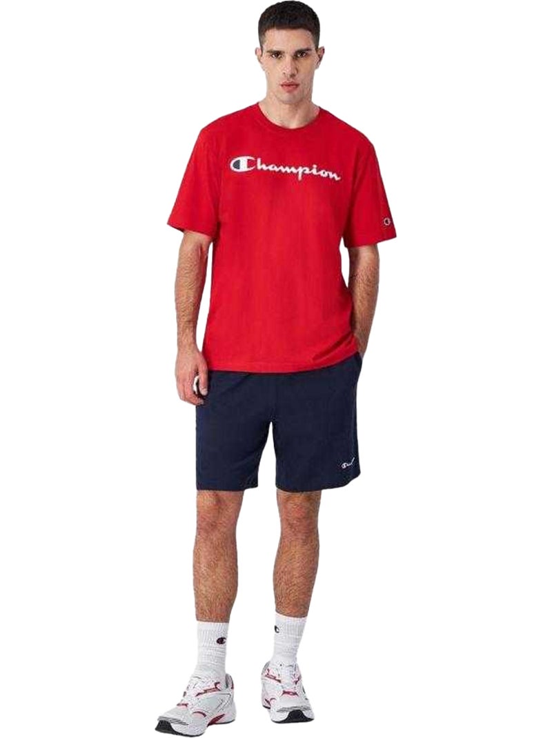 Champion - T-shirt motif/style logo Rouge - Kiabi