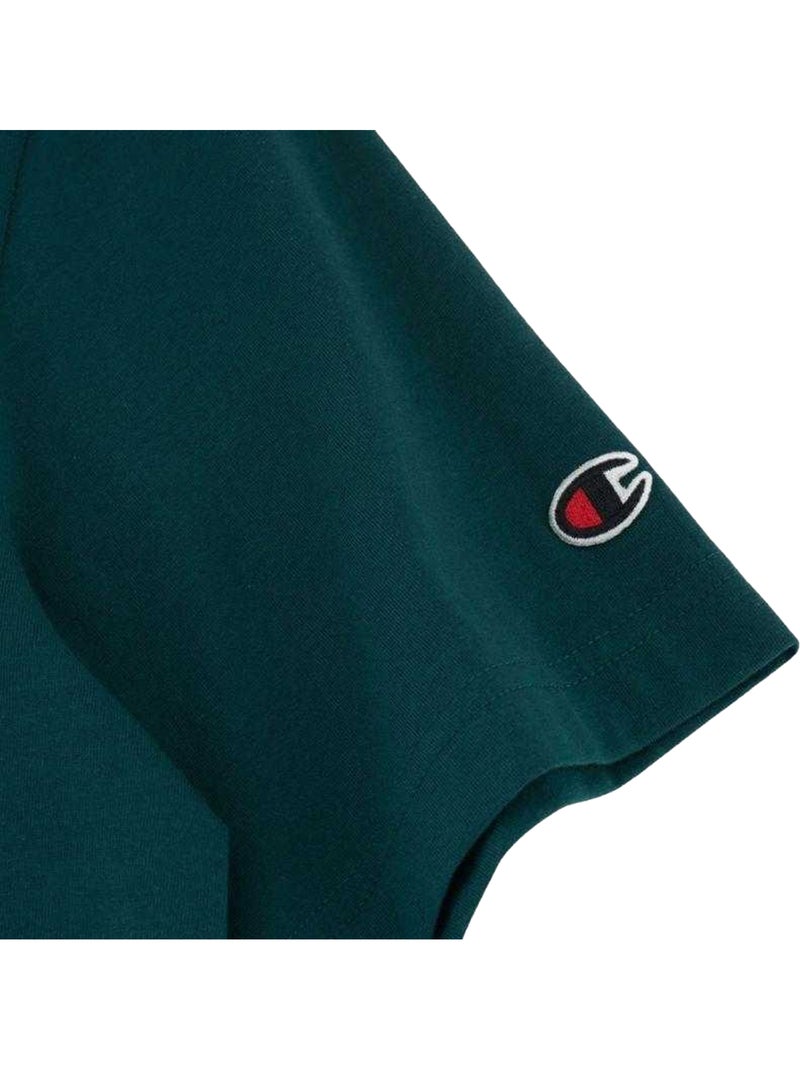 Champion - T-shirt motif/style logo Vert foncé - Kiabi