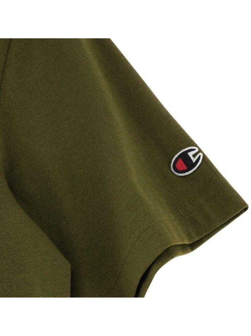 Champion - T-shirt motif/style logo Vert - Kiabi