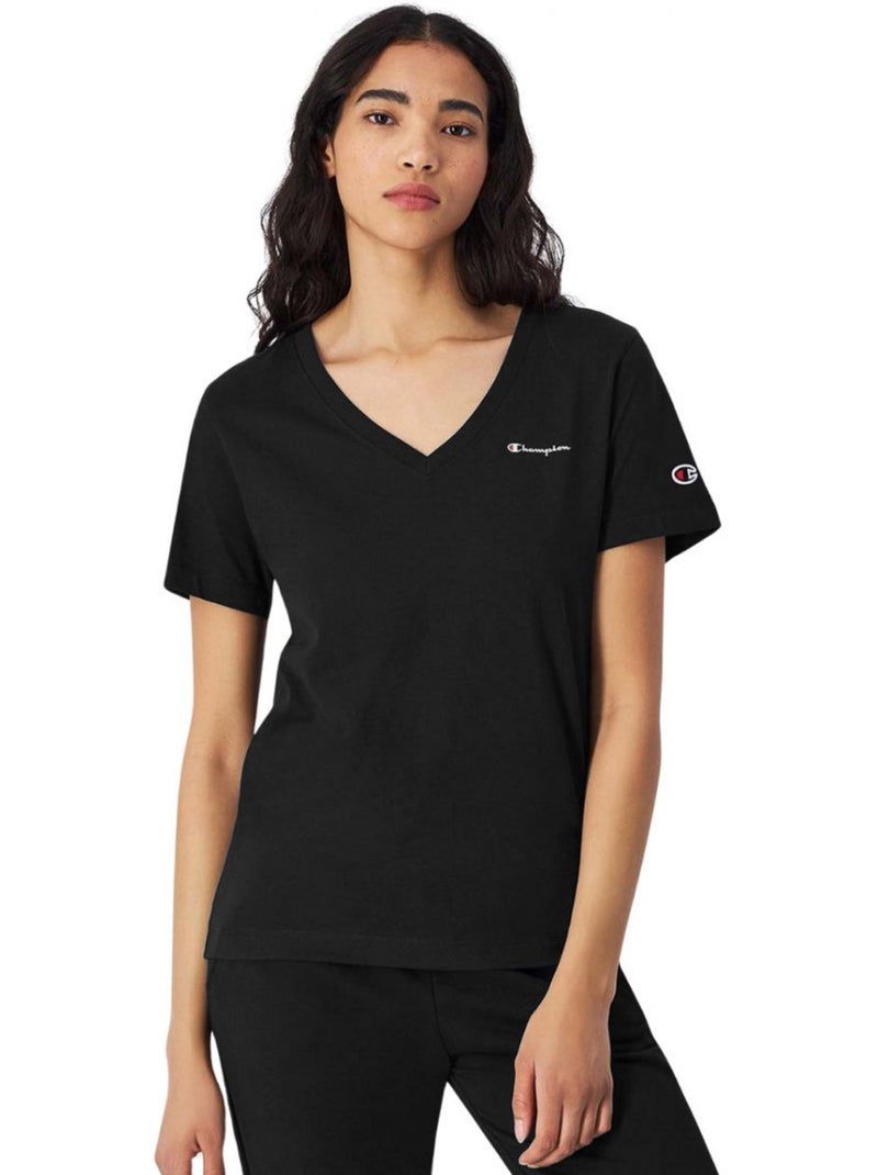Champion - T-shirt Noir - Kiabi