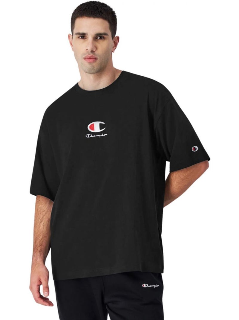Champion - T-shirt Noir - Kiabi