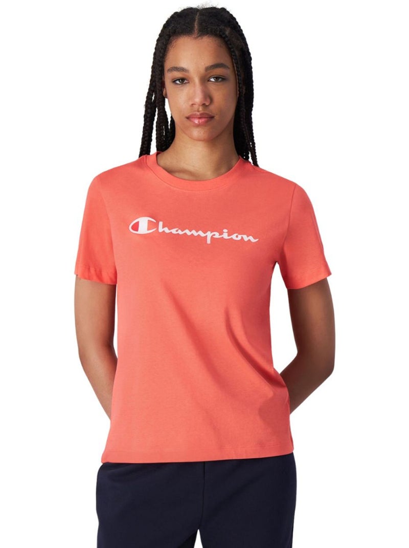 Champion - T-shirt Rose - Kiabi