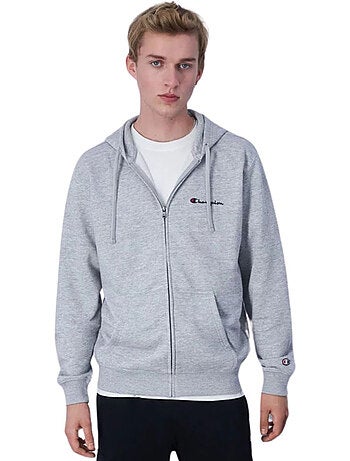 Champion - Veste à capuche motif/style logo sur poitrine