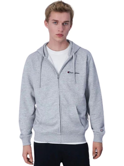 Champion - Veste à capuche motif/style logo sur poitrine - Kiabi