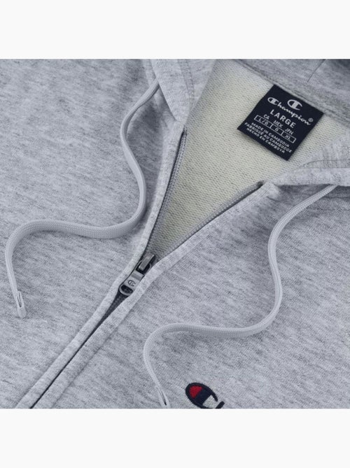 Champion - Veste à capuche motif/style logo sur poitrine - Kiabi