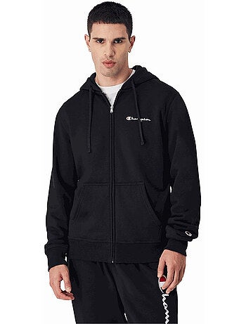 Champion - Veste à capuche motif/style logo sur poitrine