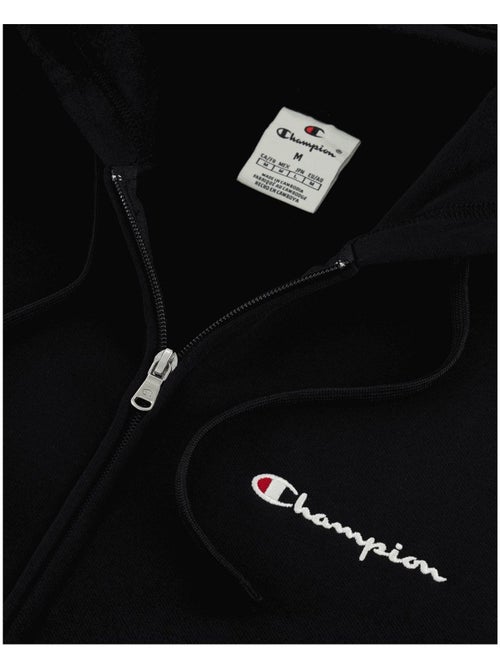 Champion - Veste à capuche motif/style logo sur poitrine - Kiabi