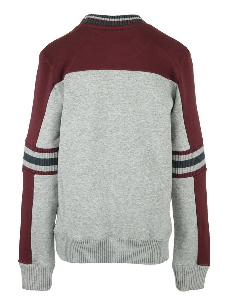 Champion Crewneck Sweatshirt Gris Bordeaux - Kiabi