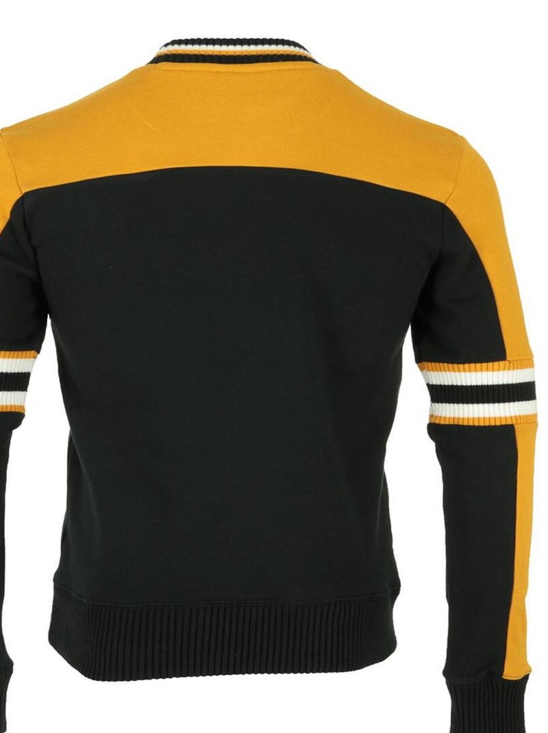 Champion Crewneck Sweatshirt Noir Orange - Kiabi