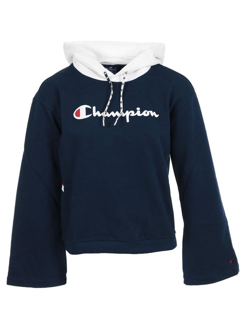 Champion Hooded Sweatshirt Wn's Noir Blanc - Kiabi