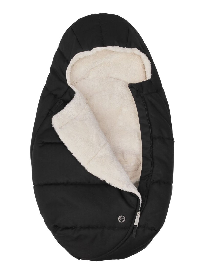 Chancelière bébé pour siège auto Beige/Noir - Kiabi